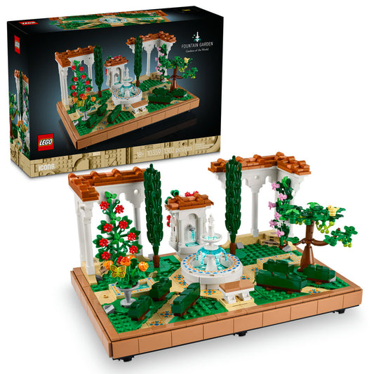 Product Image – LEGO® Fountain Garden - ONLINE ONLY brings elegant landscape architecture to your home or office décor.