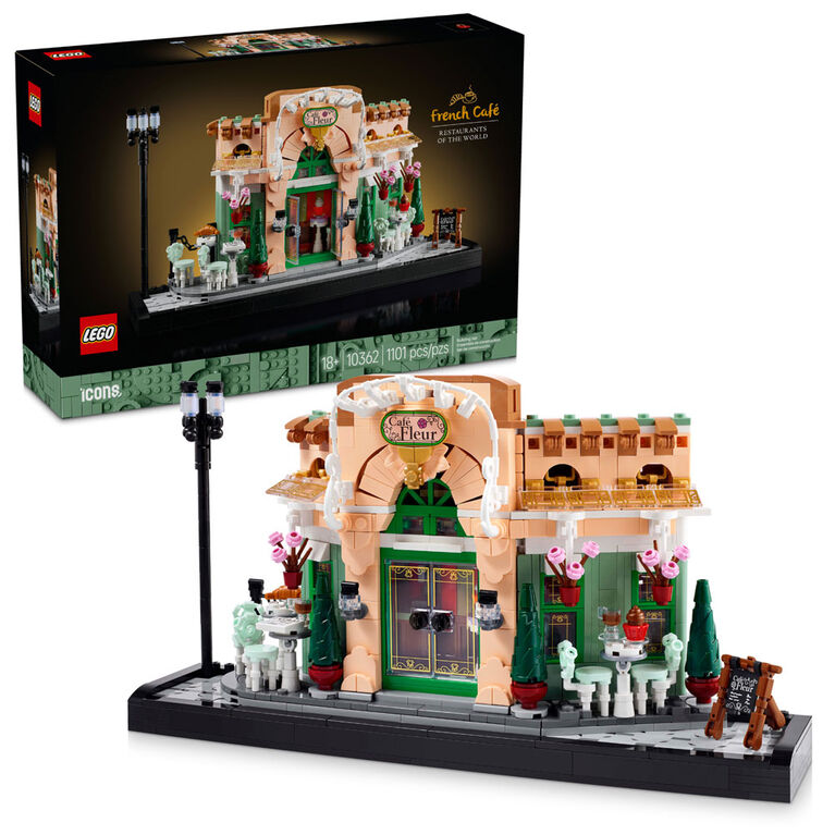 LEGO® French Café - ONLINE ONLY collectible set—ideal for adult LEGO fans and café lovers.