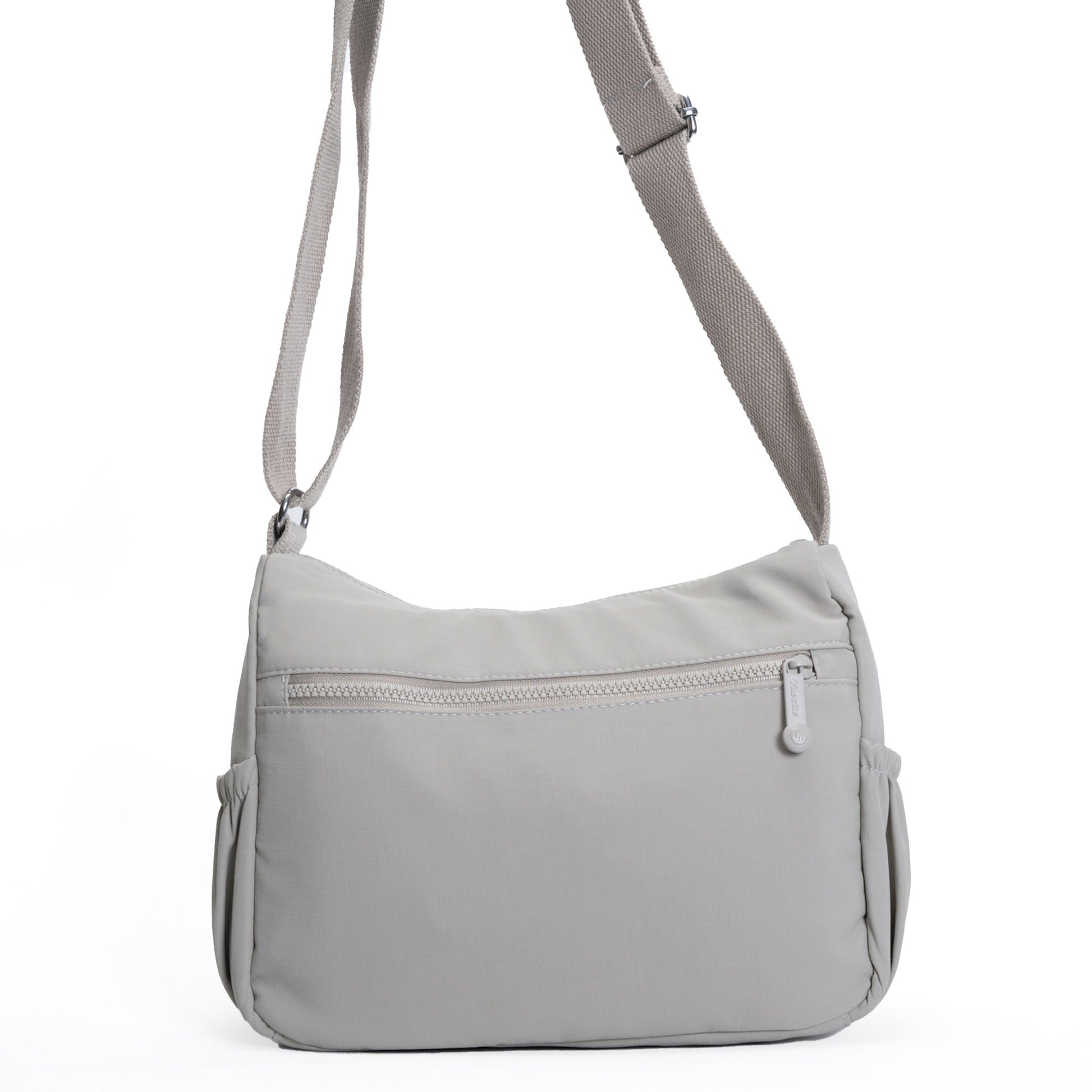 Miss Caprice Multi-zip Crossbody: a stylish women's large capacity bag with front zipper and adjustable strap.
