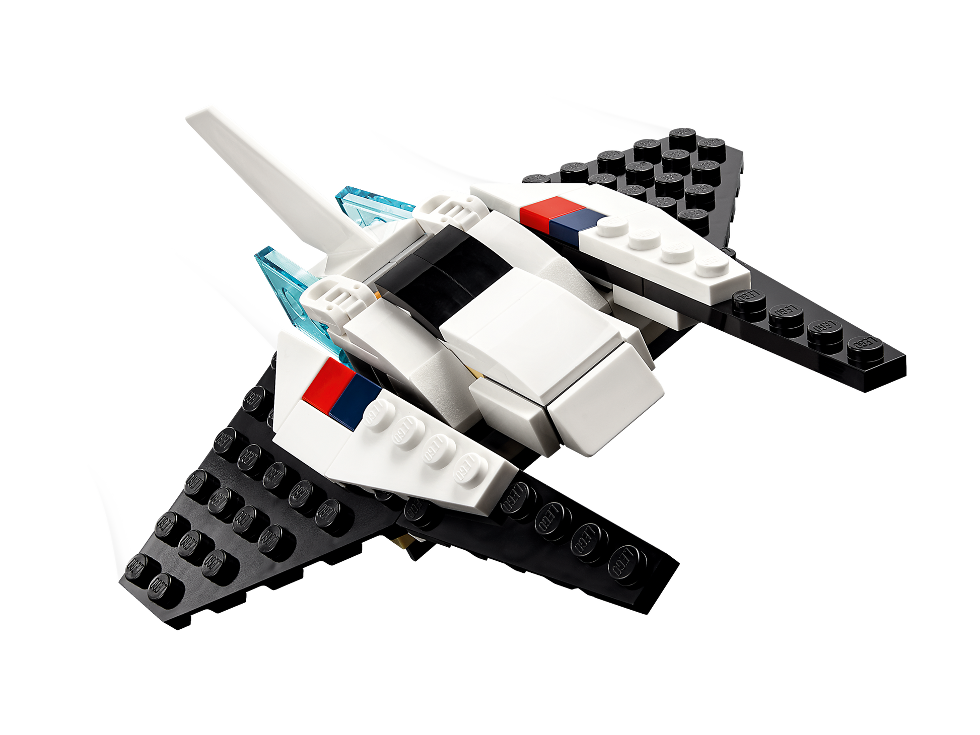 LEGO® Space Shuttle - alternative build of smaller space shuttle.