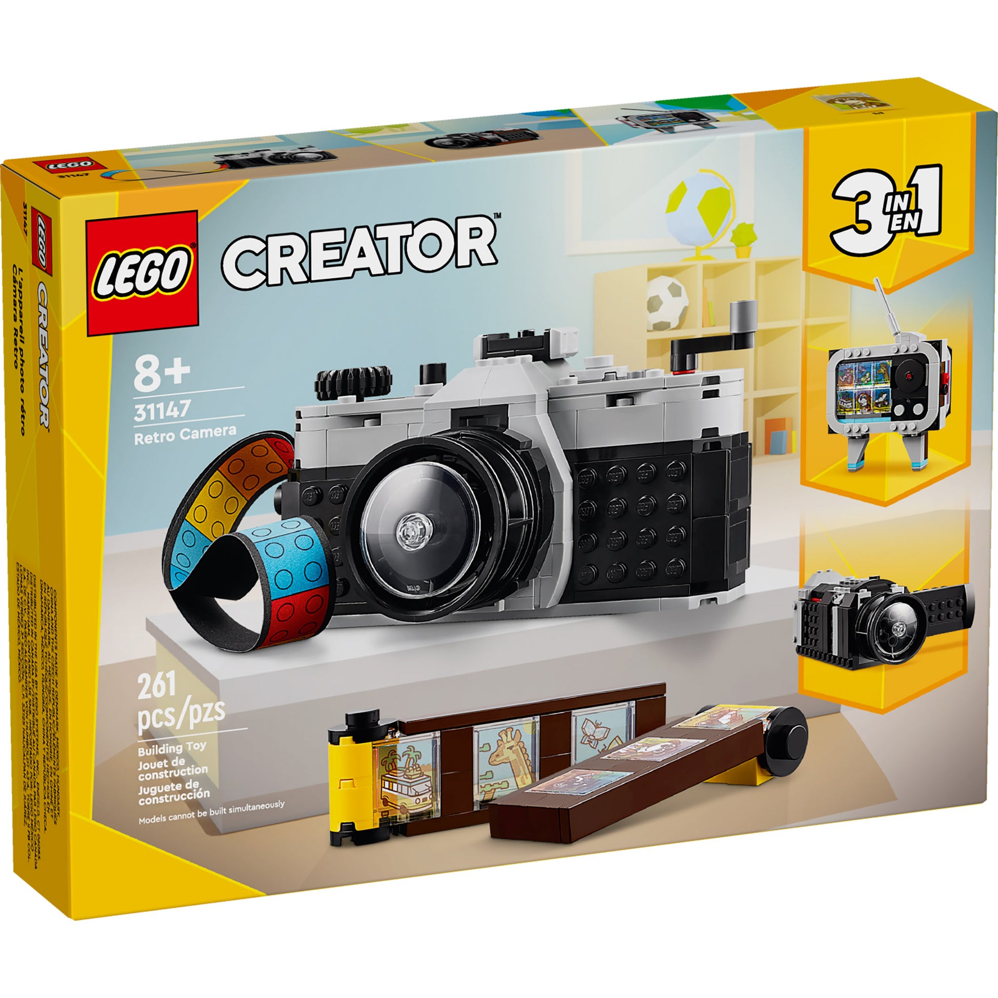 LEGO® Retro Camera - ONLINE ONLY set by LEGO features a retro camera and creative alternate builds.