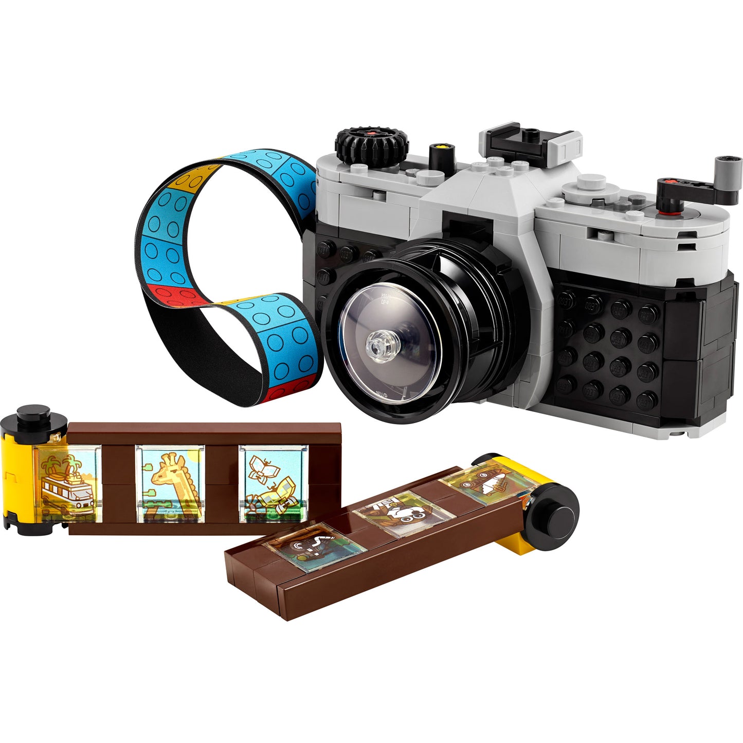LEGO® Retro Camera - ONLINE ONLY: a 3in1 building set with colorful strap and animal film strips by LEGO.