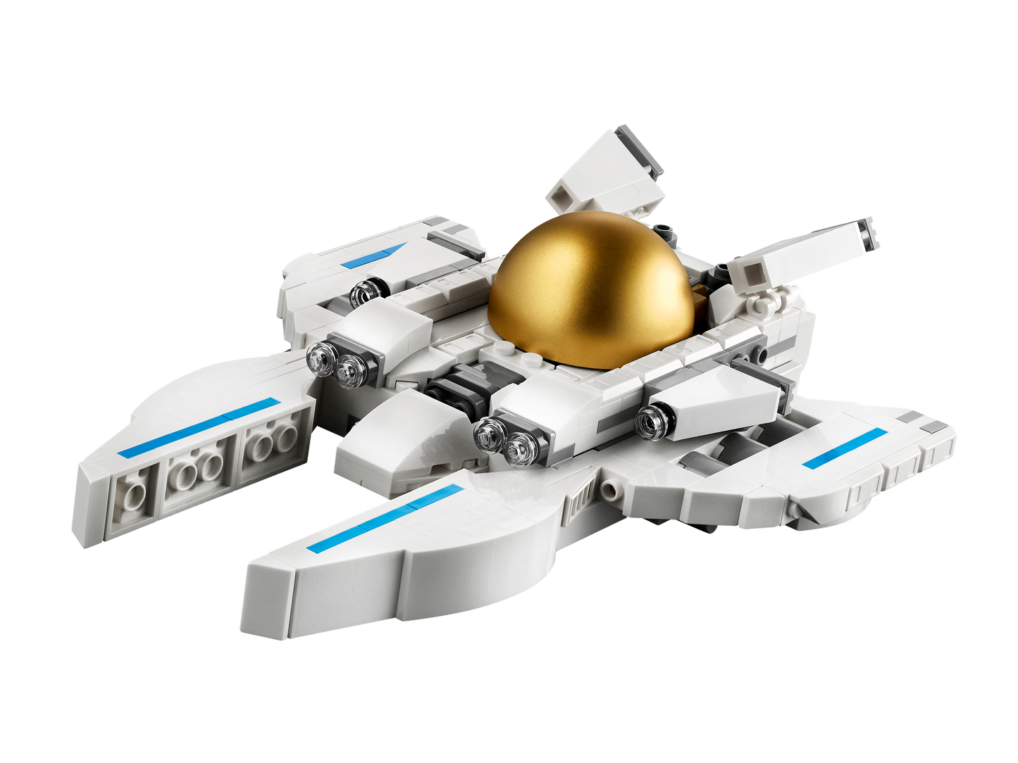 A LEGO® Space Astronaut - alternative build of a smaller space shuttle.