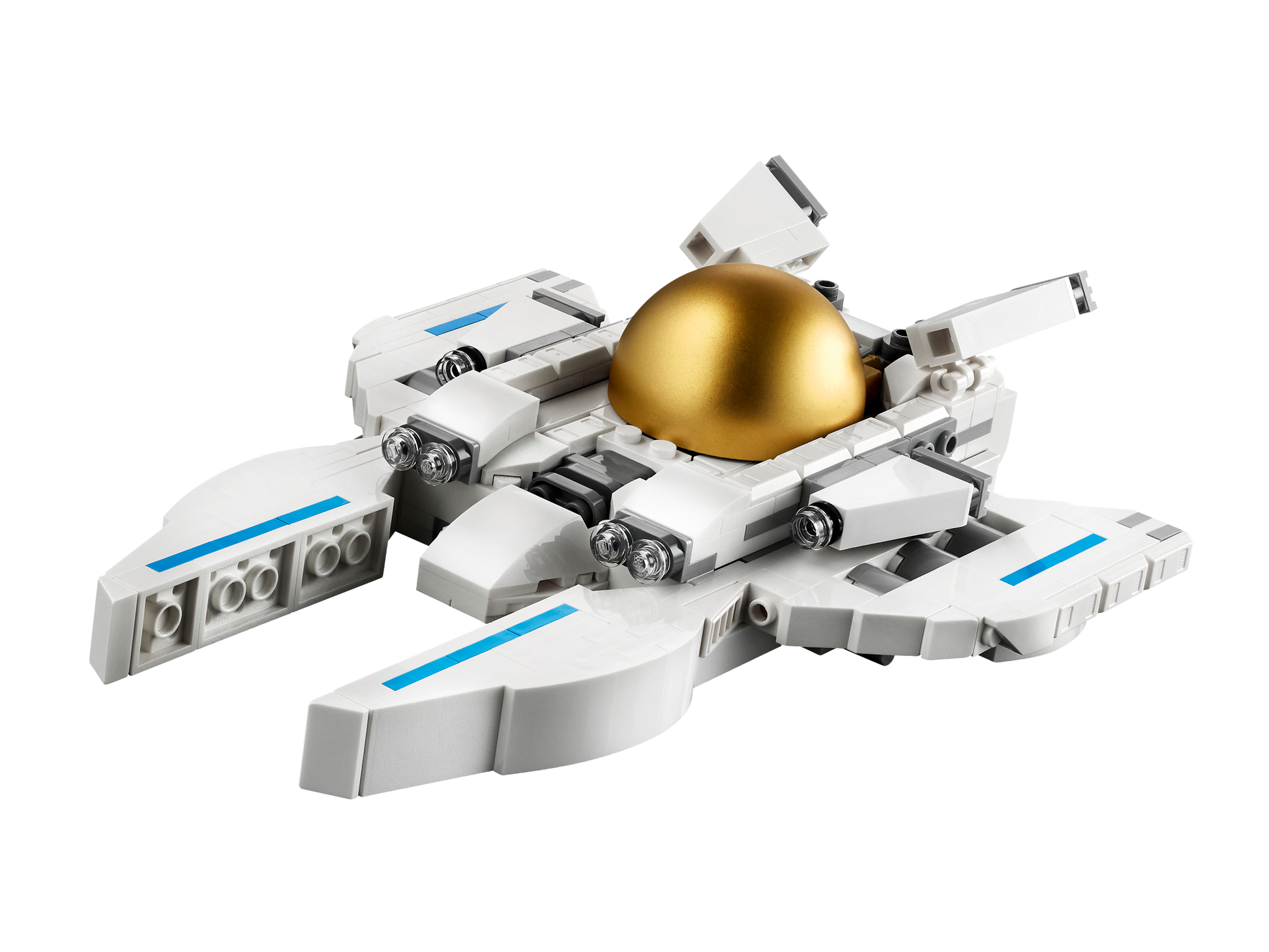A LEGO® Space Astronaut - alternative build of a smaller space shuttle.