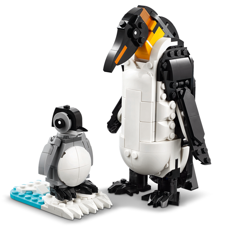 LEGO® Wild Animals: Panda Family playset - alternative build of two penguins.