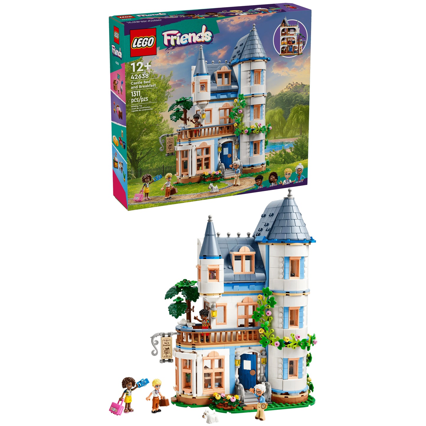 LEGO® Castle Bed and Breakfast - ONLINE ONLY set includes box, mini-figures & accessories by LEGO.