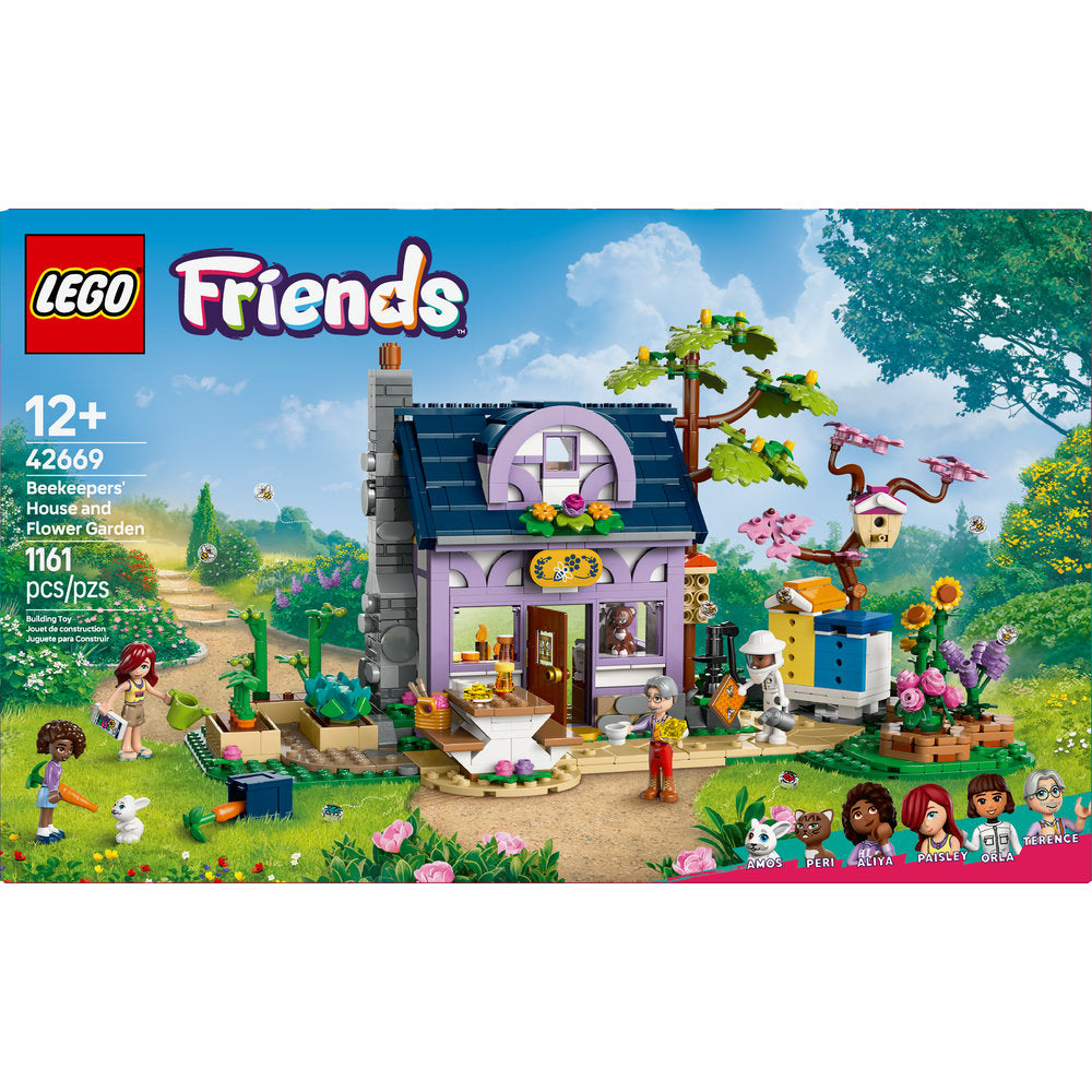 LEGO® Beekeepers' House and Flower Garden - ONLINE ONLY, with house, bees, minifigures & blooming flowers.
