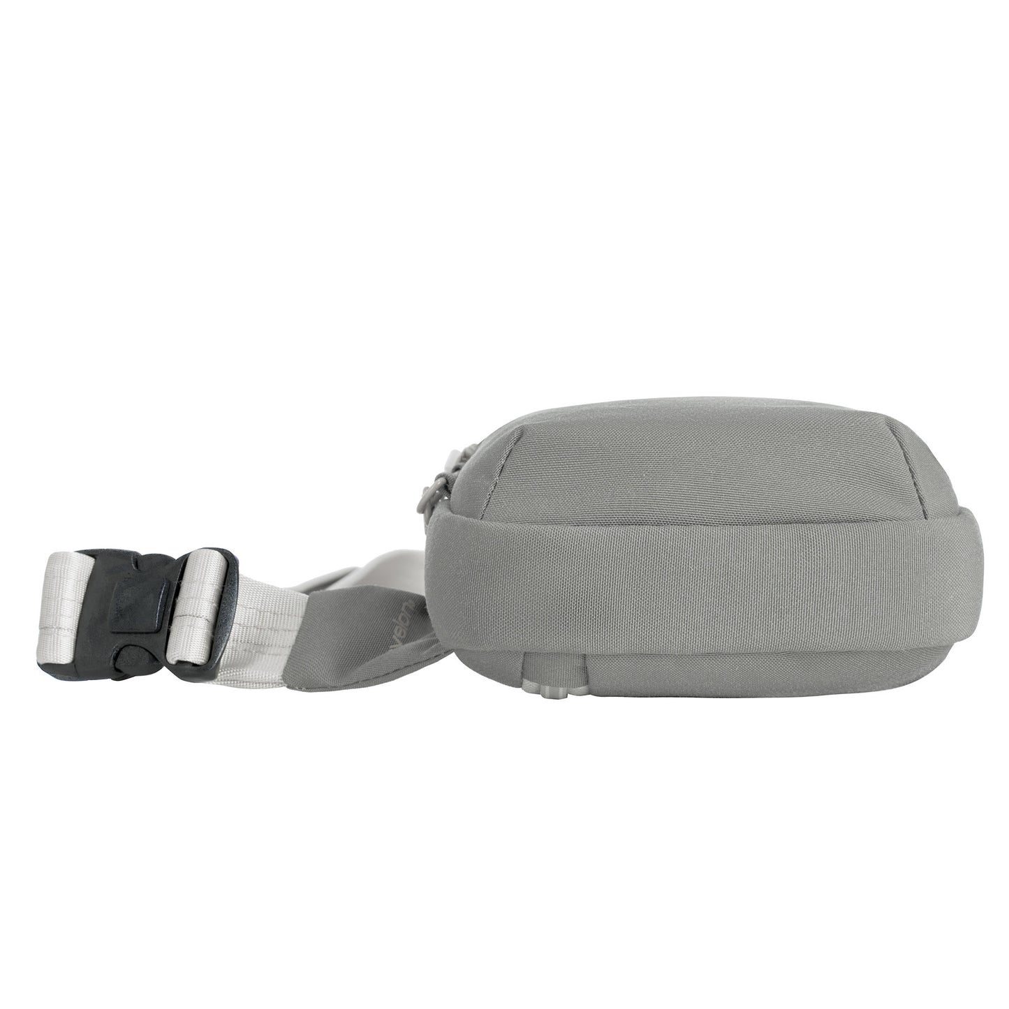 Bottom view of the granite Travelon Voyages Anti-Theft Compact Sling.