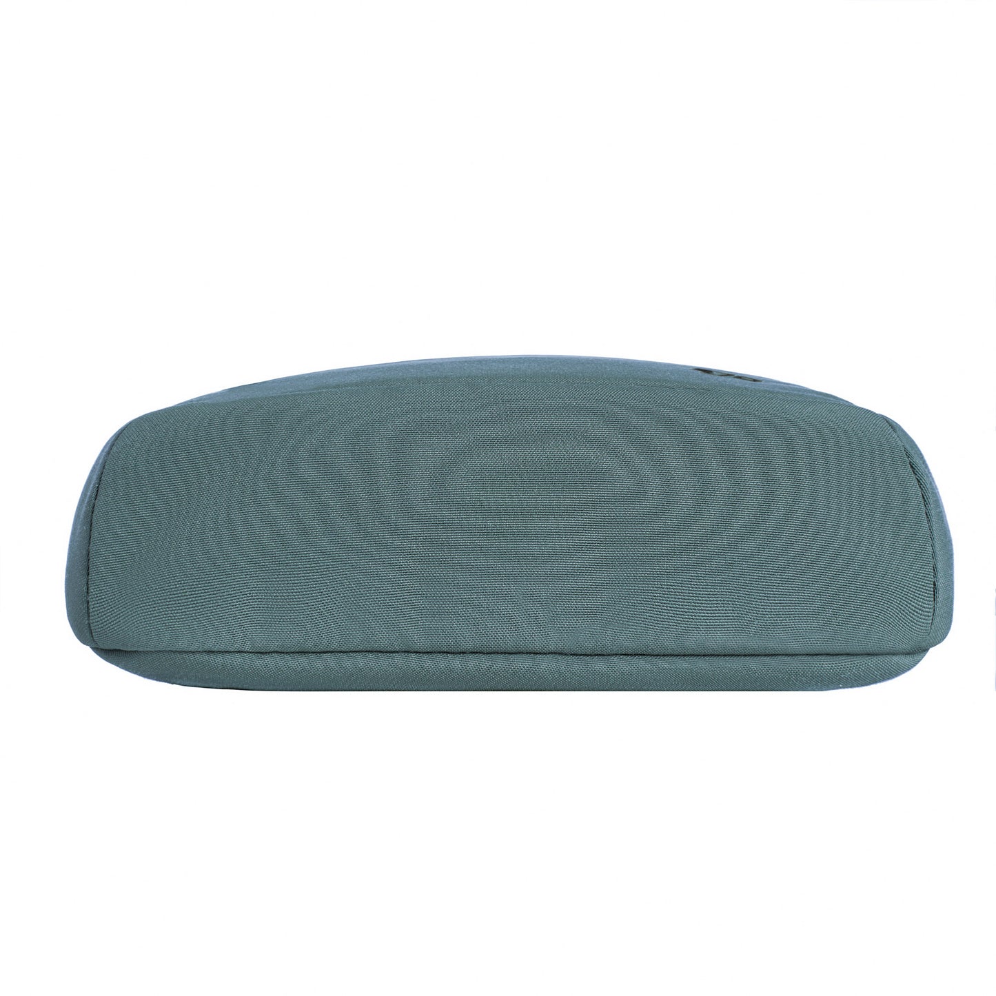 Bottom view of the Travelon Voyages Anti-Theft Slim Bag, slate blue.