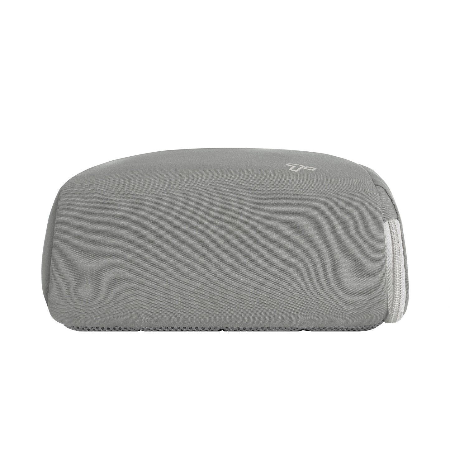 Bottom of the granite grey Travelon Voyages Anti-Theft Tour Bag.