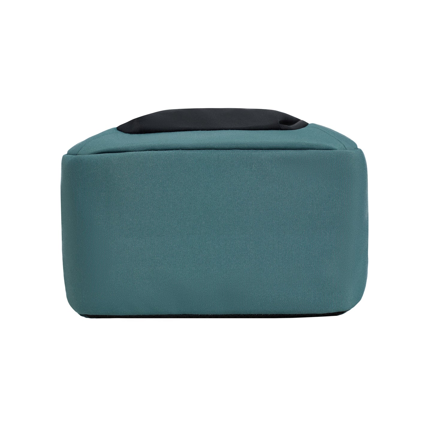 Bottom view of the slate blue Travelon Voyages Anti-Theft backpack.