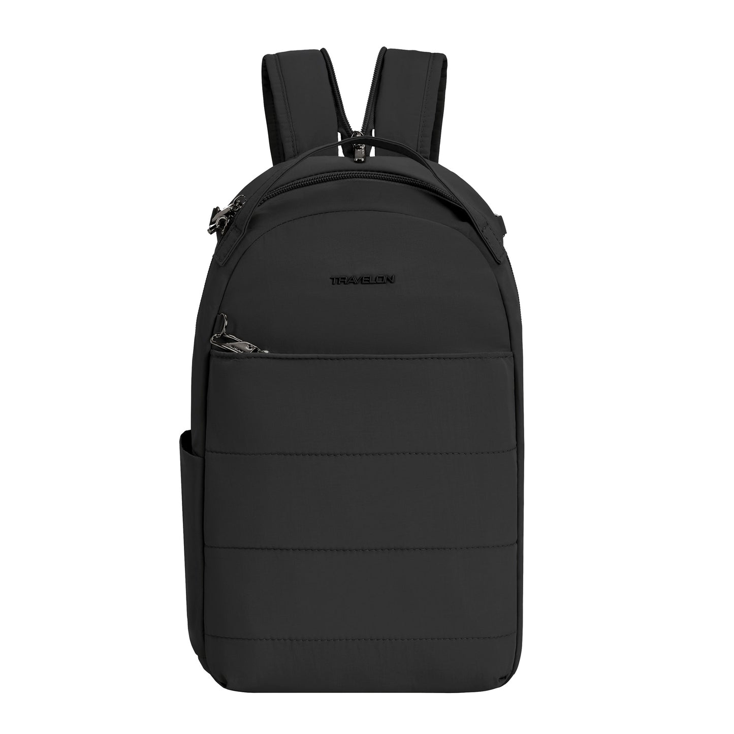 The Travelon Roam Convertible Backpack/Sling features anti-theft security, adjustable straps, and multiple compartments.