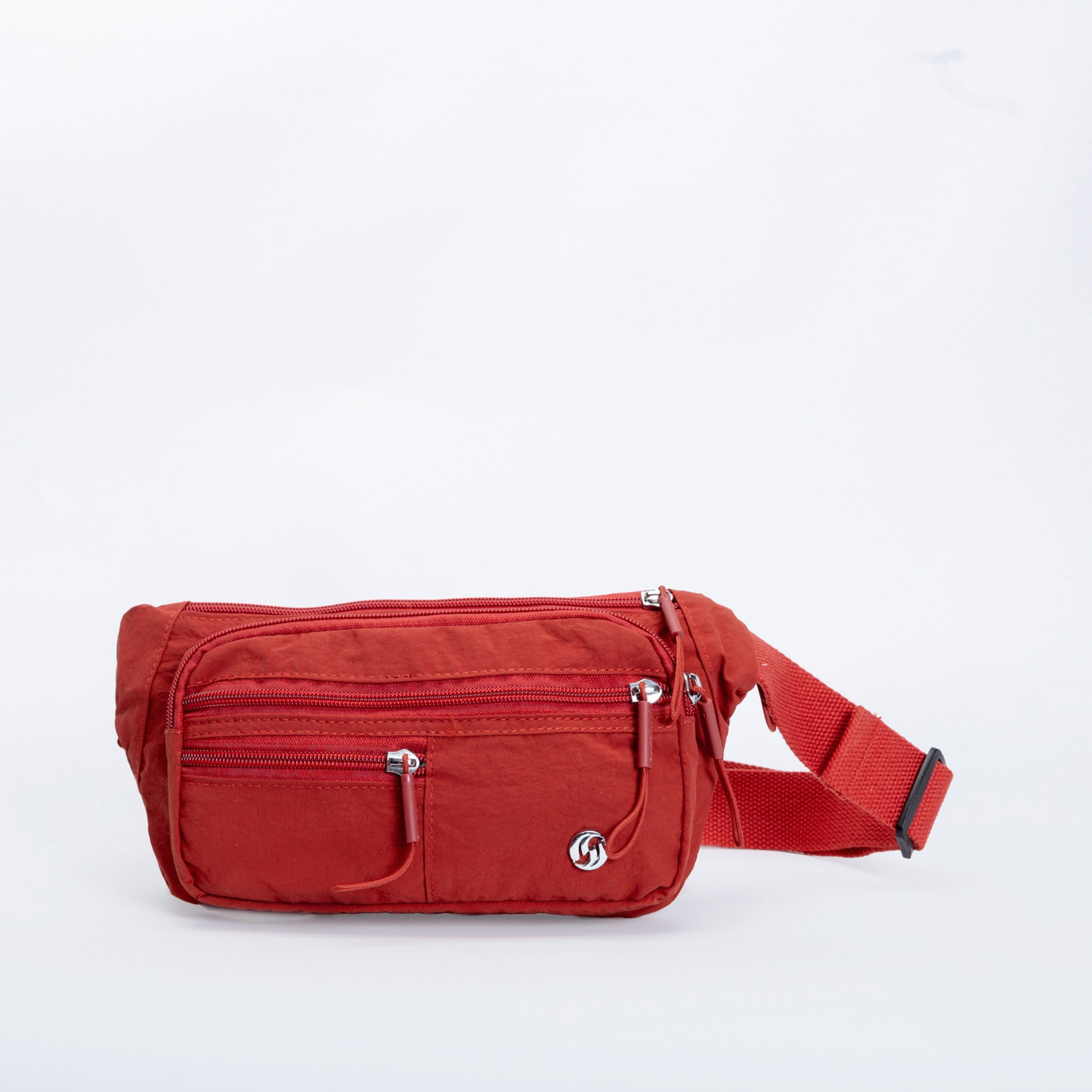 Miss Caprice Unisex Waist Bag, red, front view