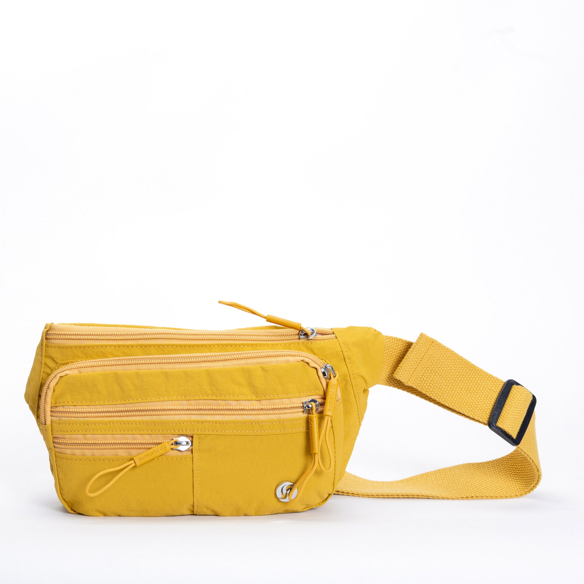 Miss Caprice Unisex Waist Bag, yellow, front view