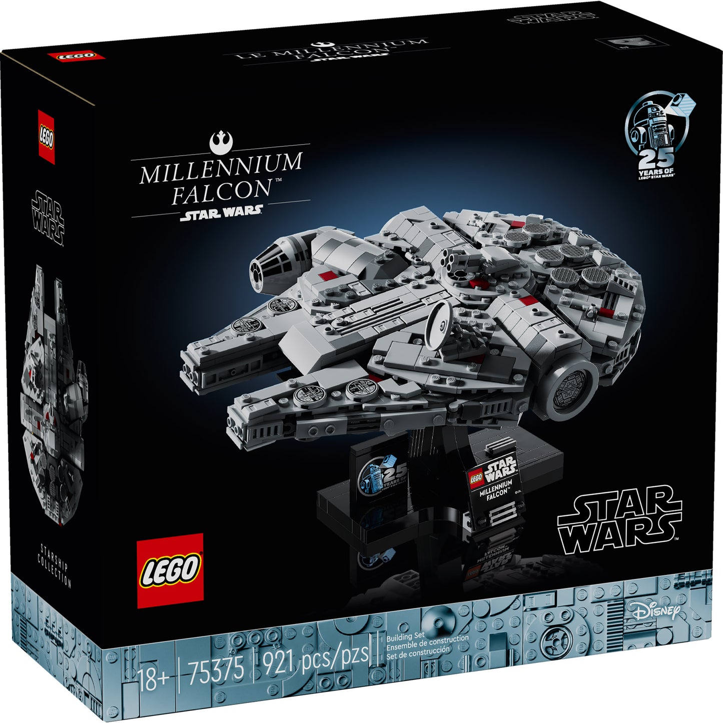 LEGO® Millennium Falcon™ – ONLINE ONLY collectible with 921 pieces, for ages 18+.