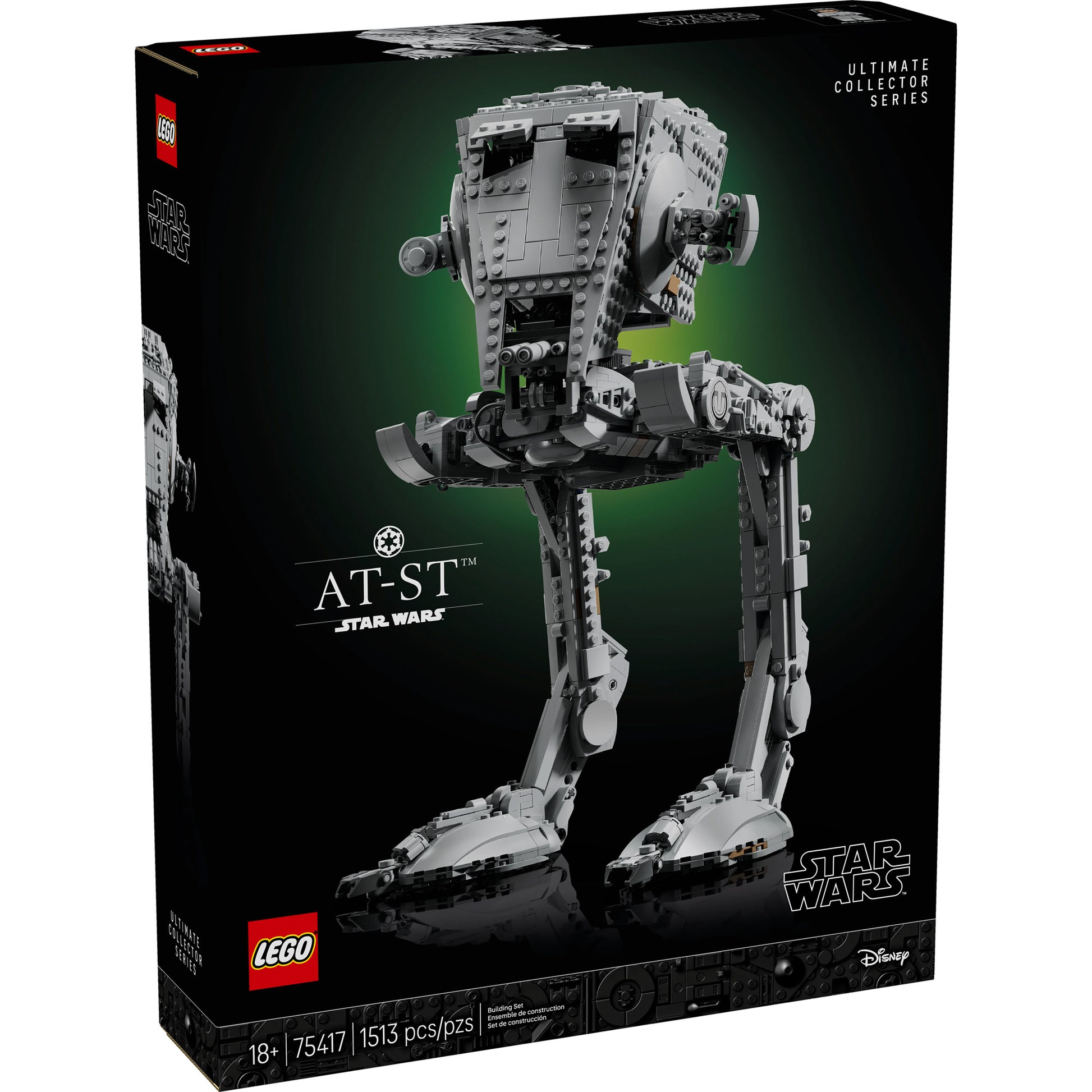 LEGO® AT-ST™ Walker box by LEGO, featuring the buildable model on the front.