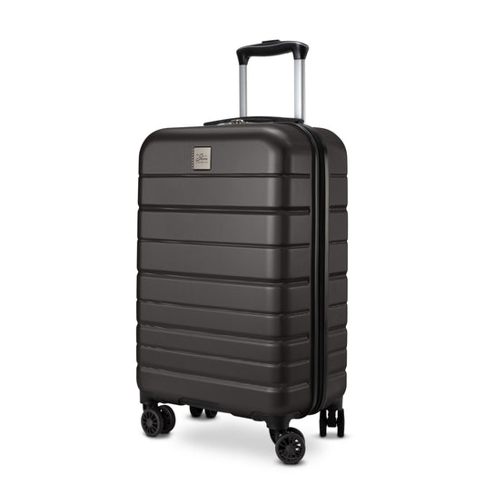 Product Image – Skyway Epic 2.0 Hardside Carry-on Spinner, black, 4-wheel, telescoping handle; shown on white background.