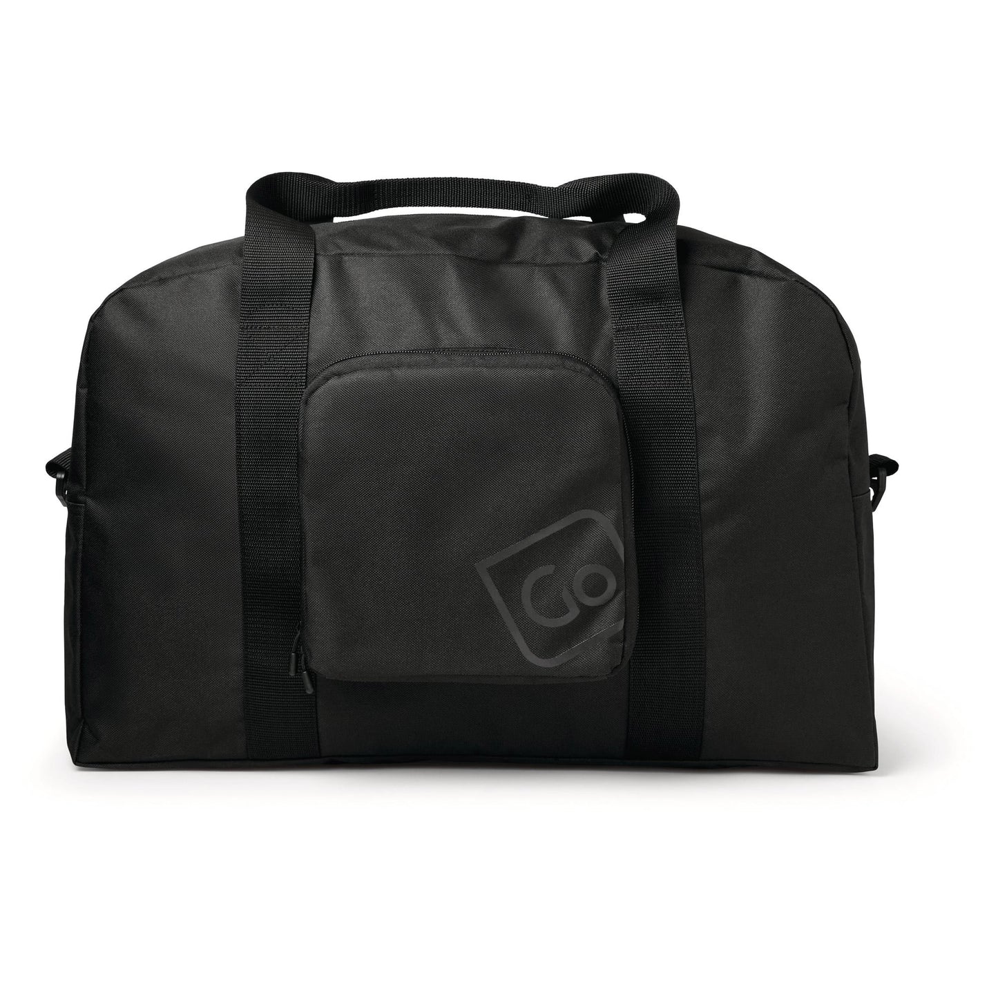 Go Travel Classic Foldaway Travel Bag, black, front view