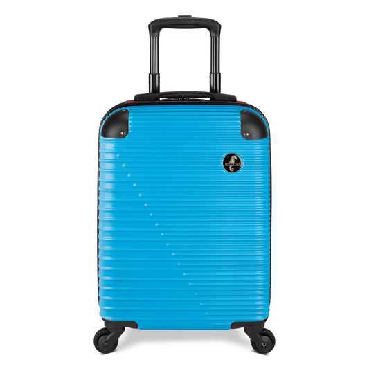 Product Image – Atlantic Swerve 19" Hardside Spinner Carry-on, aquarius blue colour, front view
