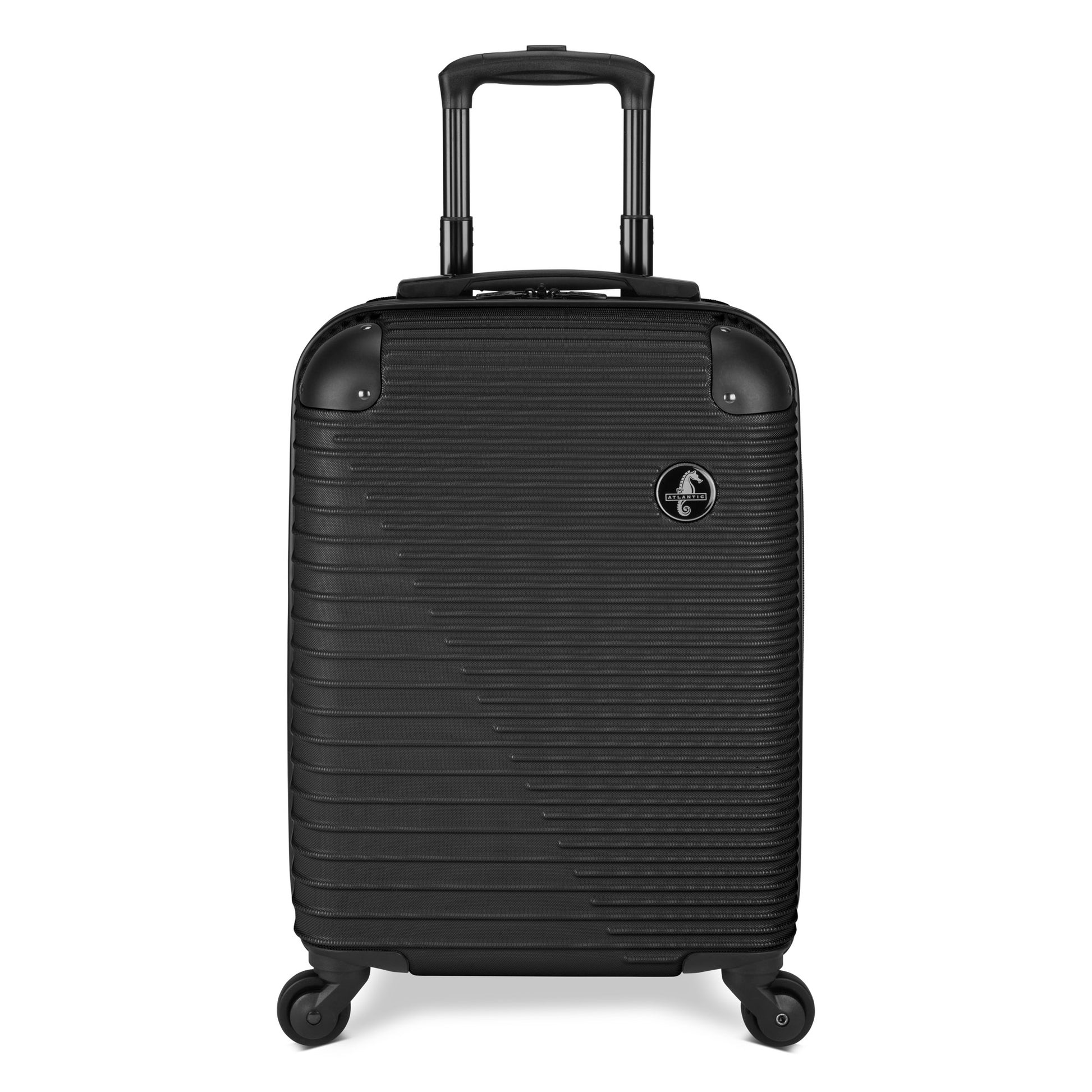Atlantic Swerve 19" Hardside Spinner Carry-on, black, front view