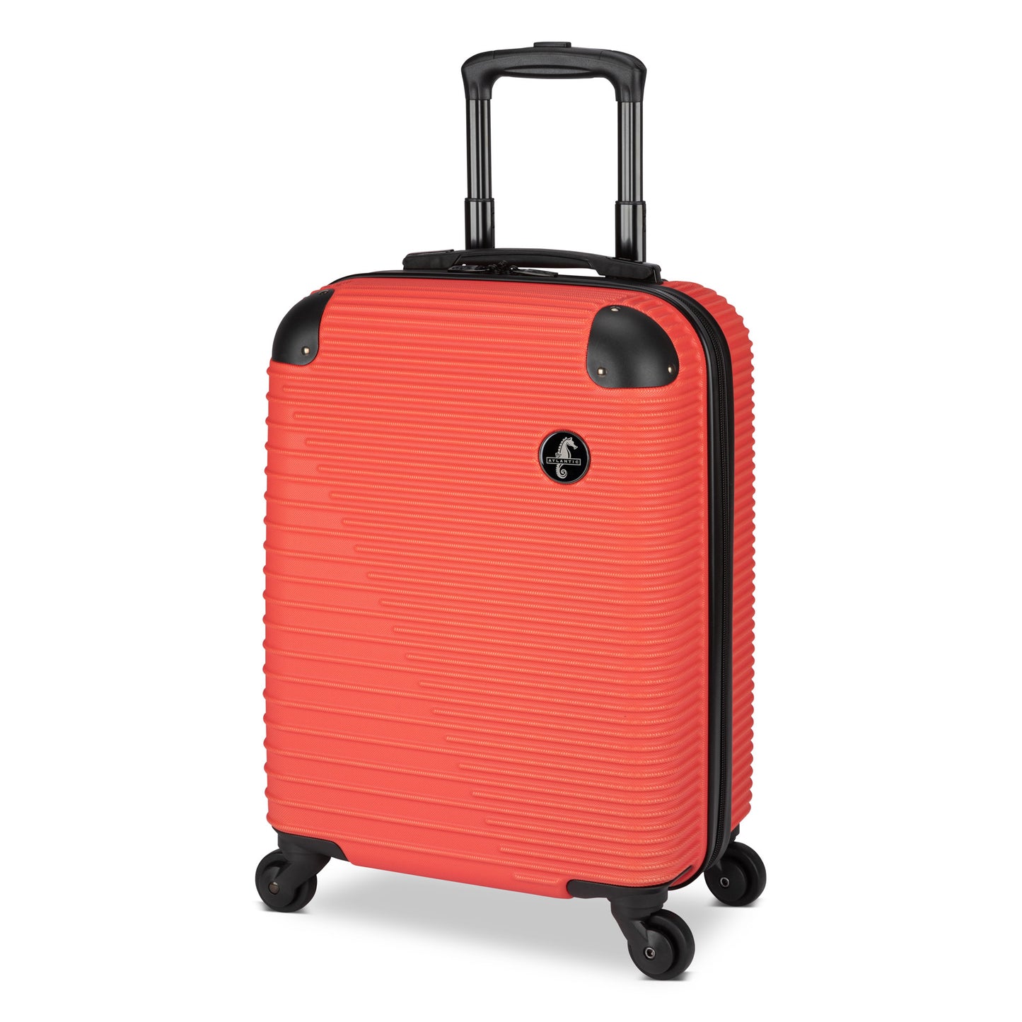 Atlantic Swerve 19" Hardside Spinner Carry-on, cayenne orange colour, front angled view