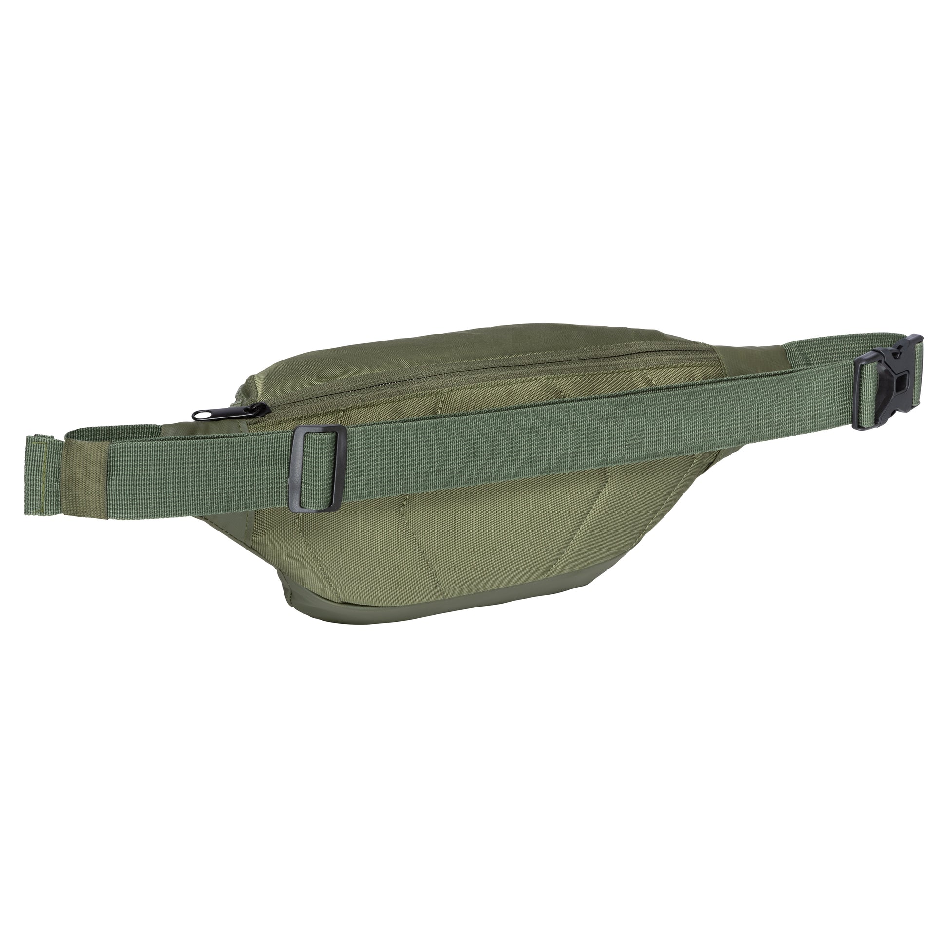 Bench Terra Fanny Pack: khaki green crossbody waist bag with adjustable strap and buckle by Bench.
