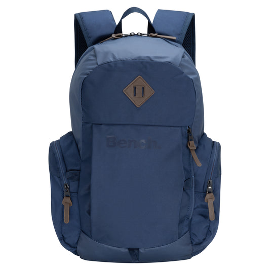 Product Image – Bench Terra Backpack by Bench: durable, adjustable straps, multiple zip pockets. Shown on a white background.