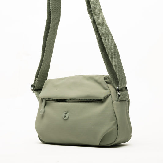 Product Image – The Miss Caprice Nylon Crossbody is a lightweight bag with a zip pocket and adjustable strap for daily convenience.