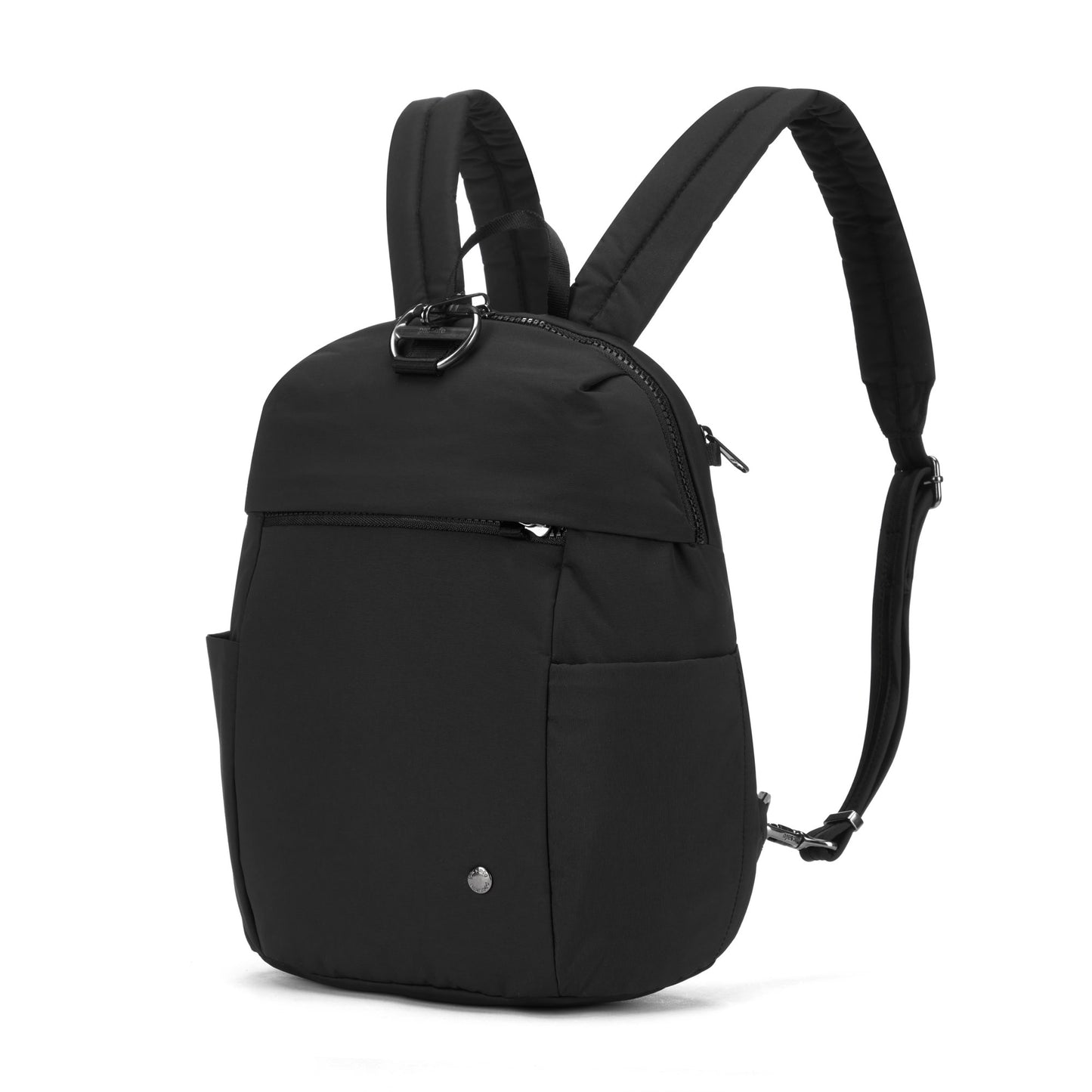 Pacsafe® CX 8L Backpack Petite: Black, anti-theft design, adjustable straps, top zipper