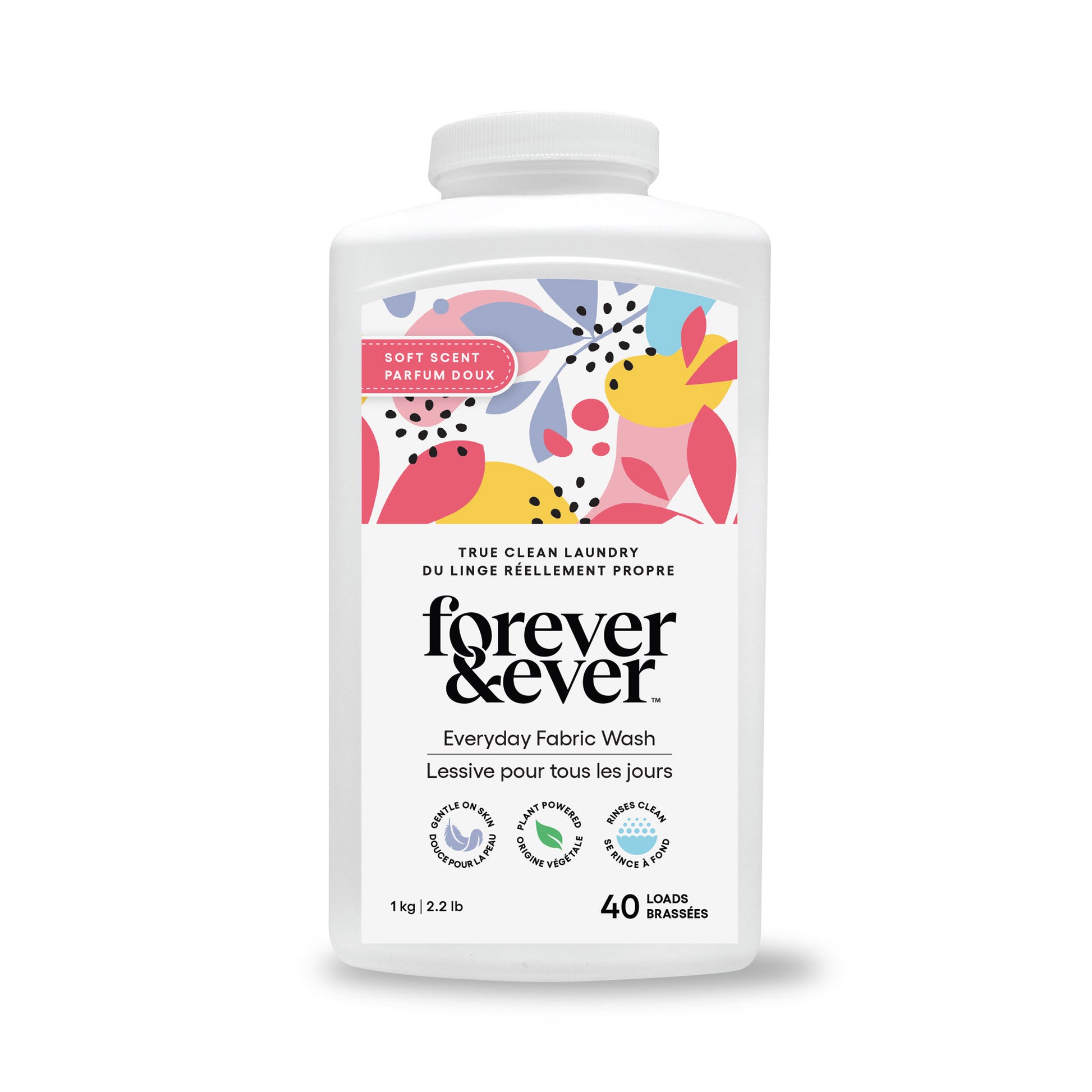 Forever & Ever Original Powder - 1 kg, eco-friendly, pure citric base detergent for 40 loads.
