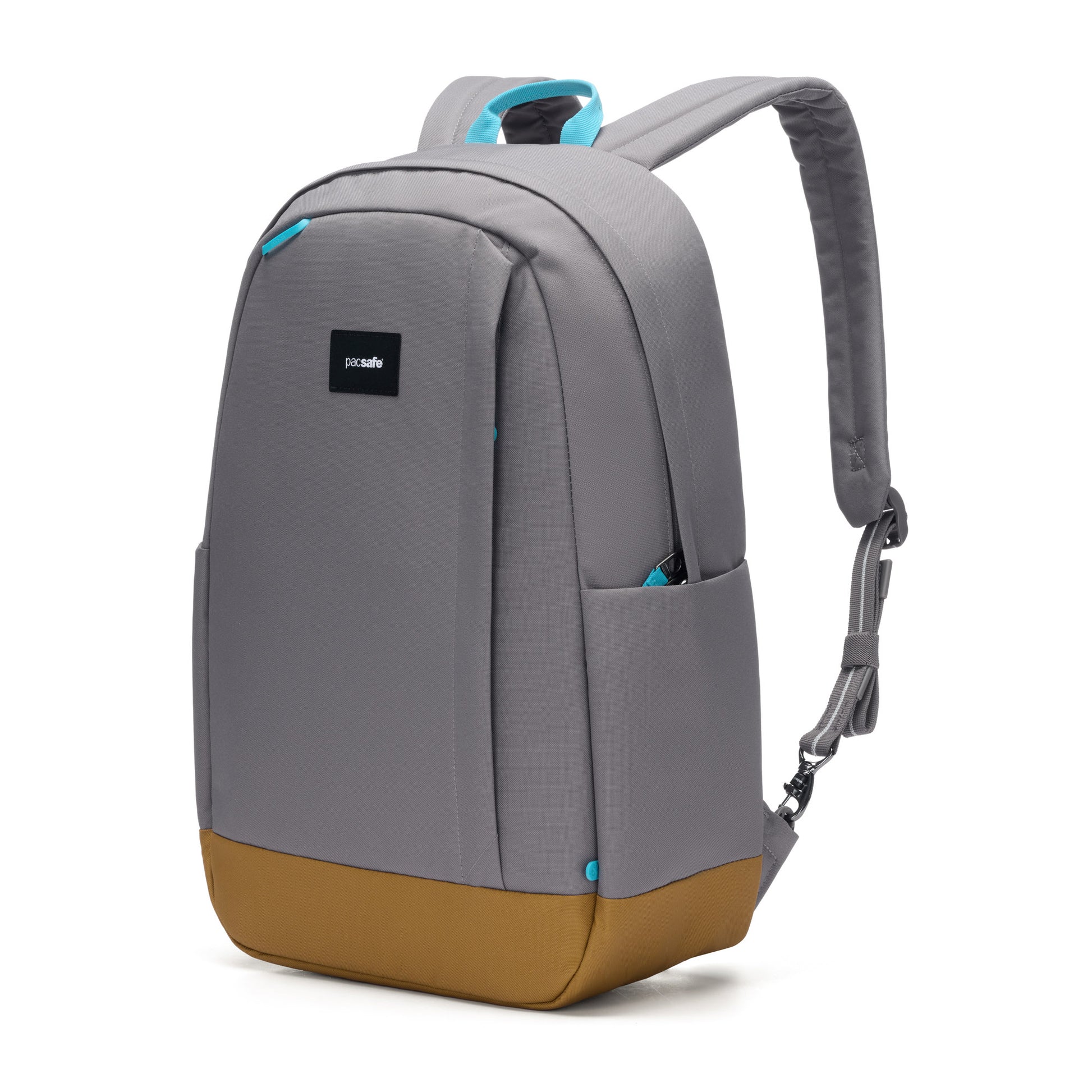 Pacsafe® GO 25L Anti-theft Backpack, stone, front angled view