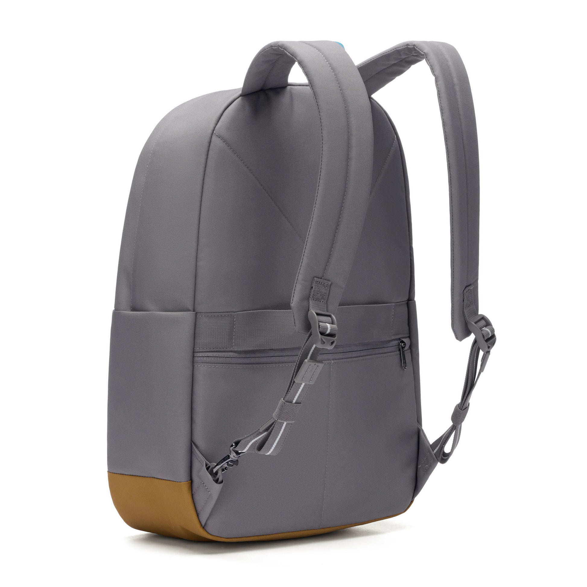 Pacsafe® GO 25L Anti-theft Backpack, stone, back angled view