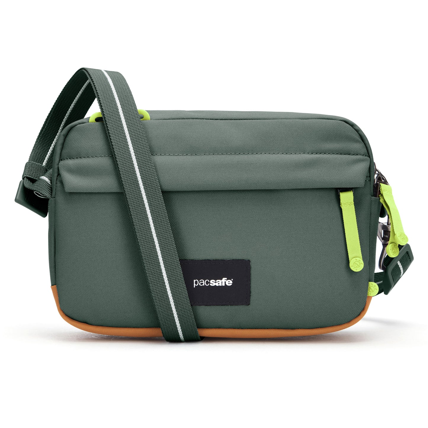 Pacsafe® GO Anti-Theft Crossbody Bag, spruce green, front view