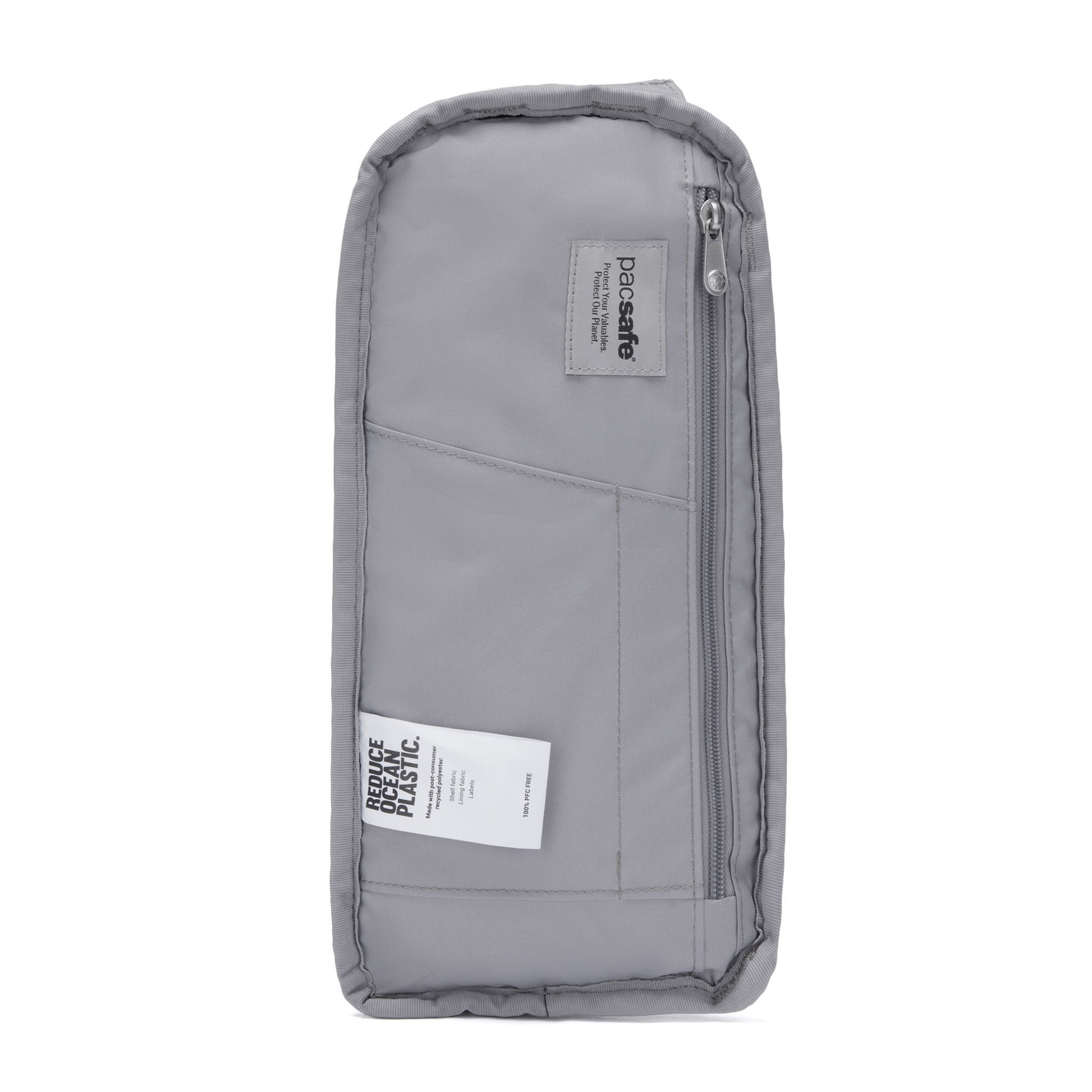Pacsafe® V Anti-theft Action Sling Pack inside view of zippered pocket