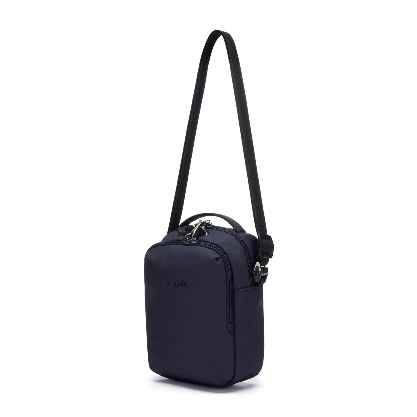 Pacsafe® V Anti-theft Companion Crossbody, ocean, front angled view