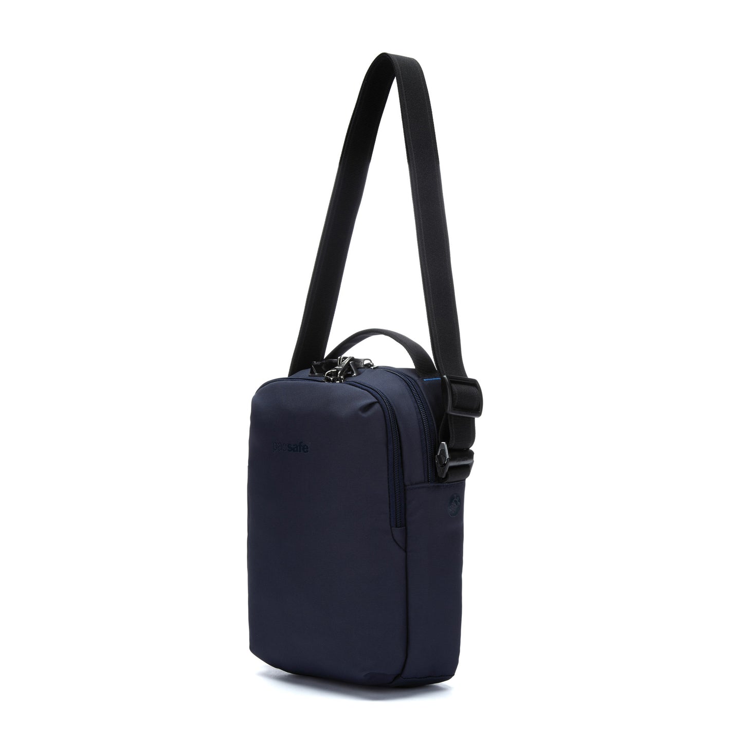 Pacsafe® V Anti-theft Tour Crossbody, ocean blue, front angled view