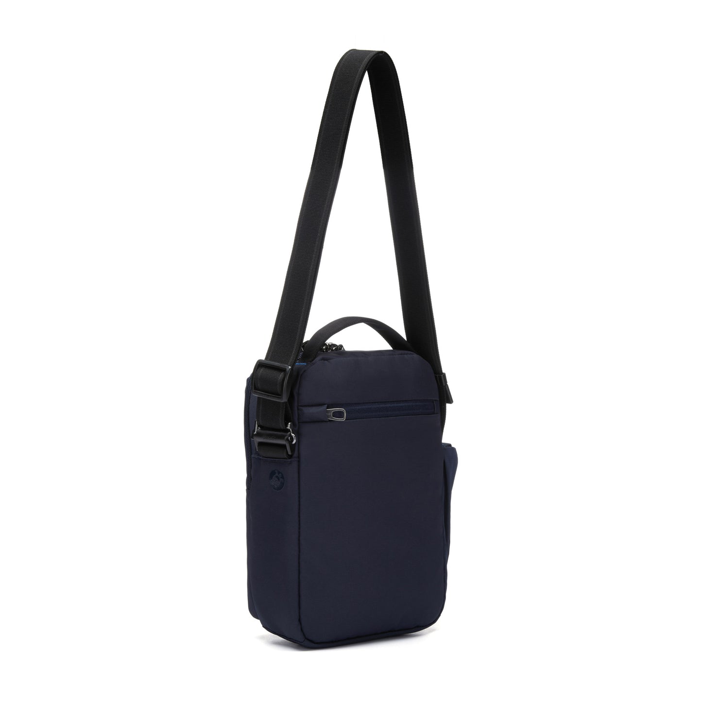 Pacsafe® V Anti-theft Tour Crossbody, ocean blue, back angled view