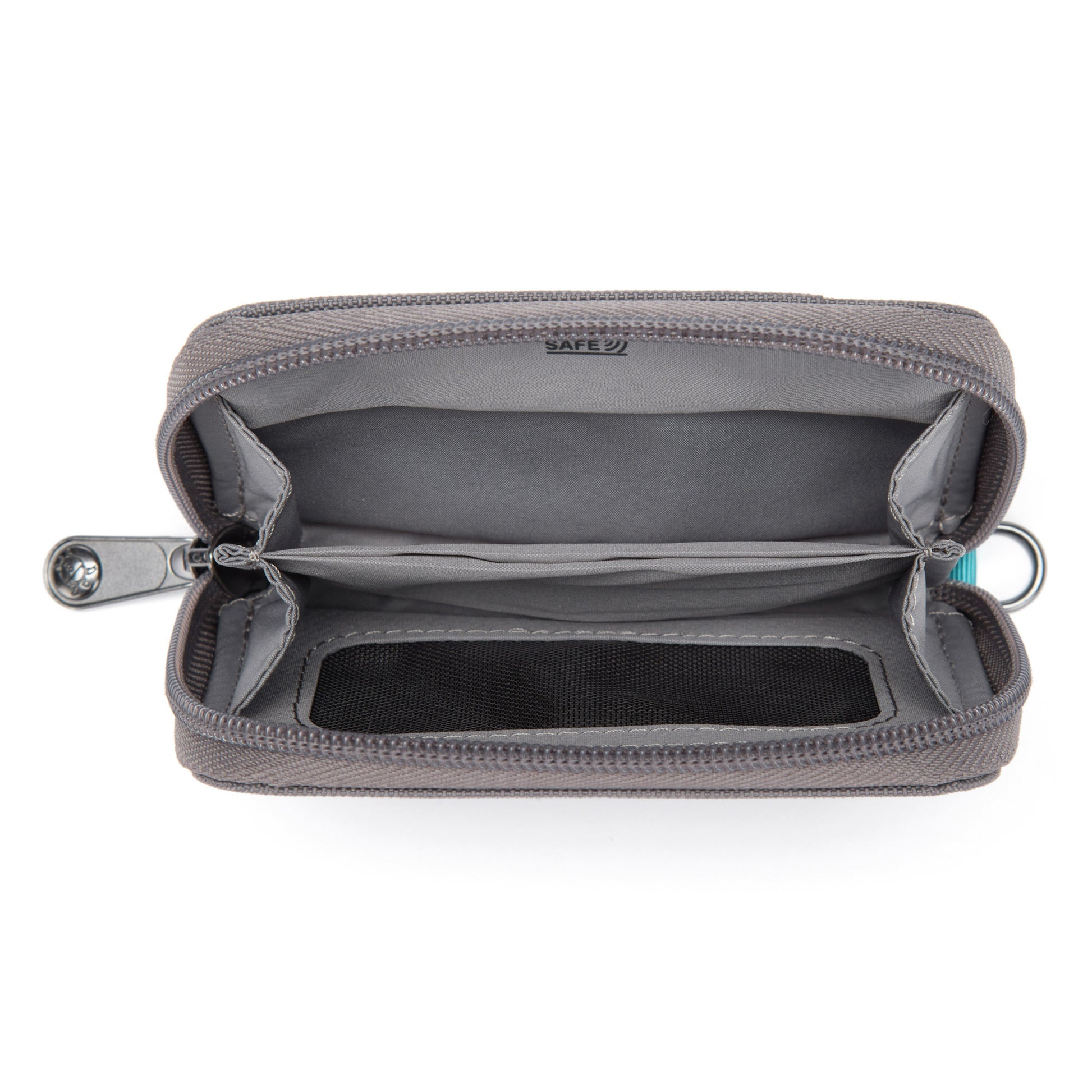 Pacsafe® RFIDsafe™ RFID Blocking Card Wallet, stone, inside view