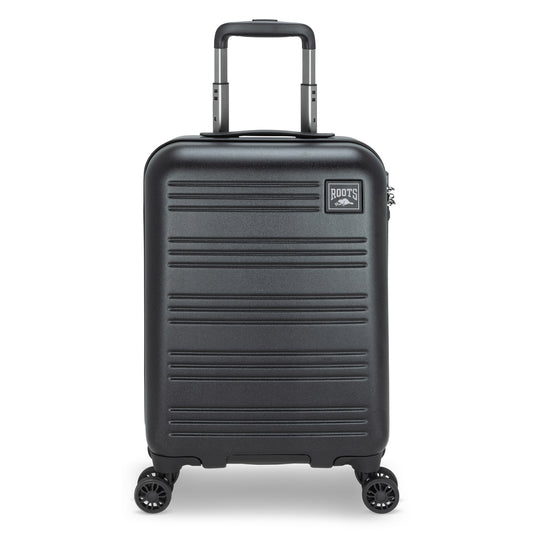 Product Image – Roots Chalet Hardside Spinner Carry-on, black, front view