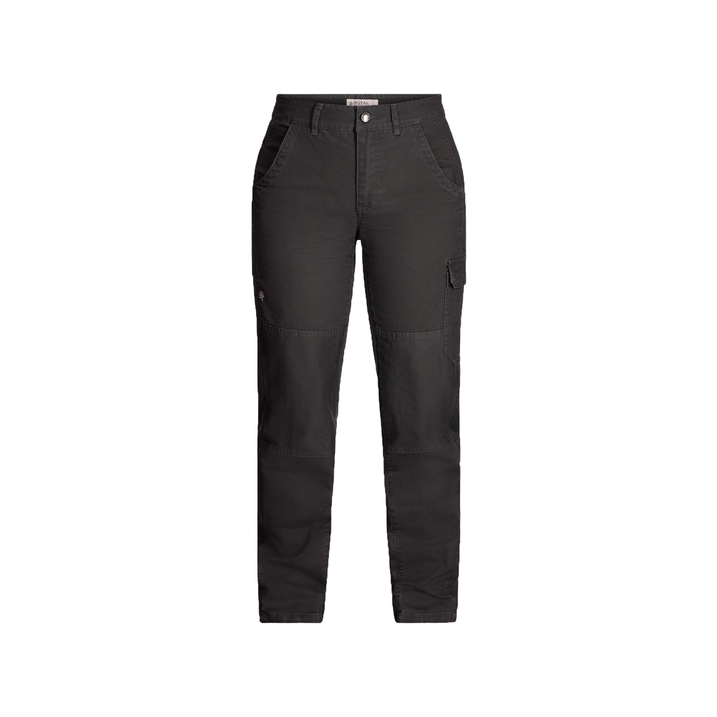 Royal Robbins Women’s Enduro Canvas Utility Pant: durable cotton, side pockets—ideal outdoor cargo style.