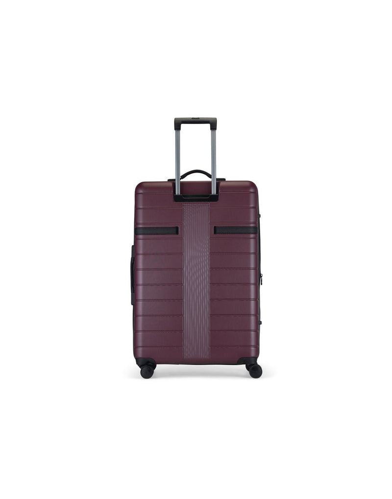 Bugatti Hamburg 28" Hardside Expandable Spinner in Red Lacquer colour, back view.