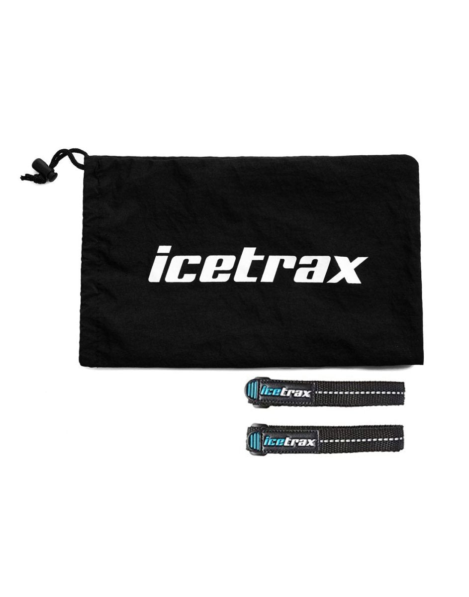 Icetrax V3 tungsten ice cleats case with velcro straps