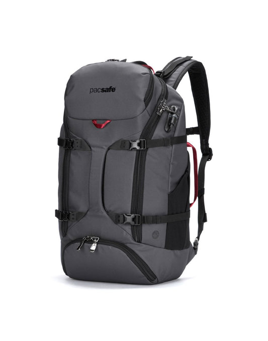 Product Image – Pacsafe Venturesafe® EXP35 Anti-Theft Travel Backpack, slate, front angled view