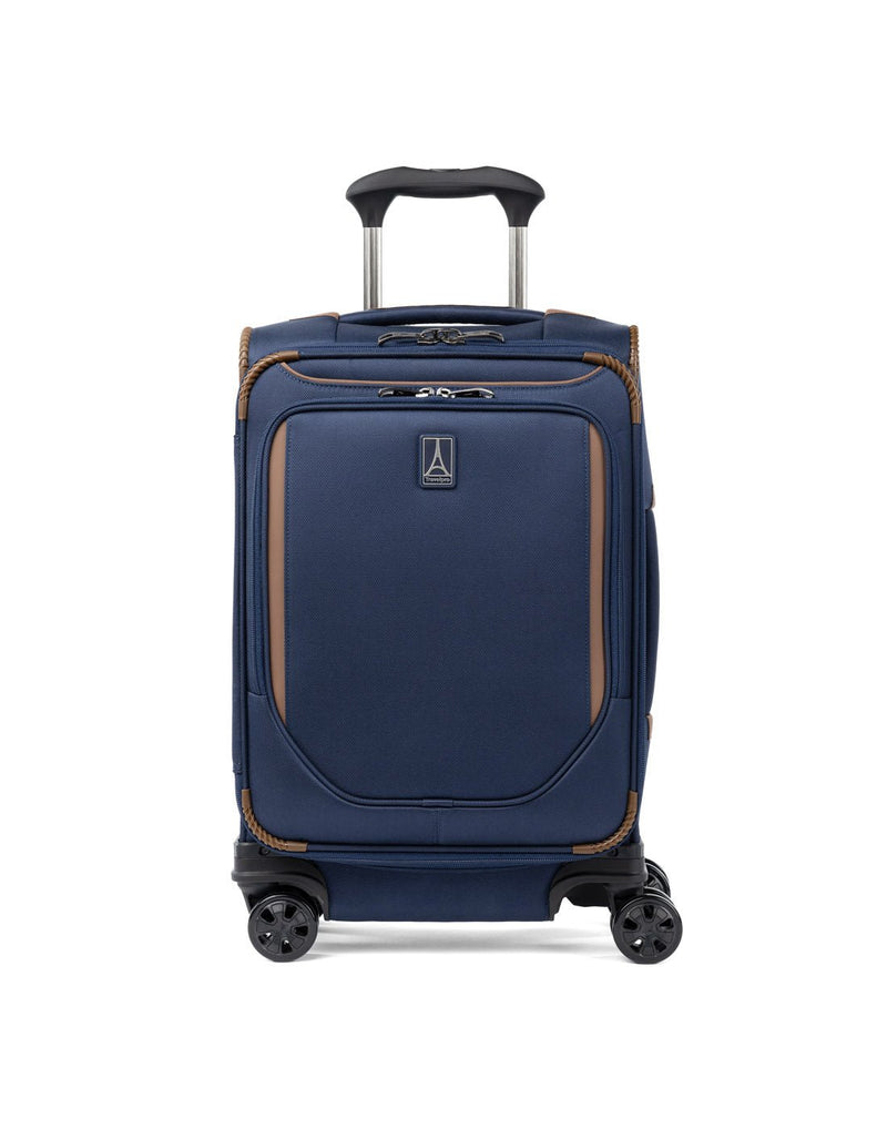 Travelpro Crew™ Classic Compact Carry-on Expandable Spinner in patriot blue, front view