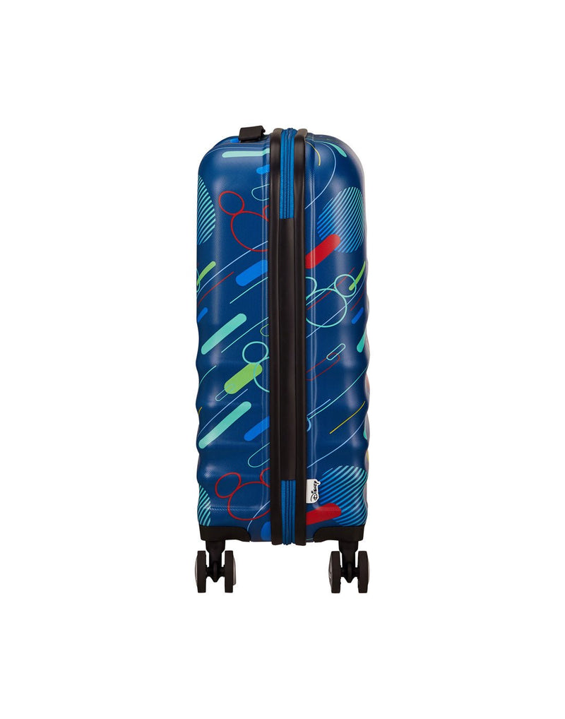 American Tourister Disney Wavebreaker Spinner Carry-on - Mickey Future Pop, right side view