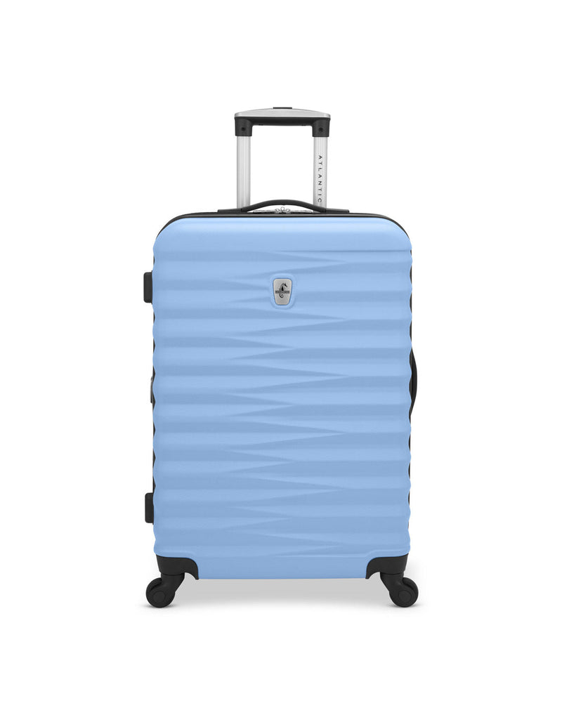 Atlantic Chaser Hardside 24" Expandable Spinner in powder blue colour, front view