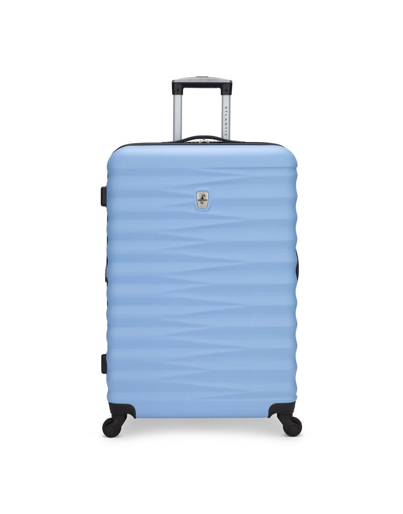 Atlantic Chaser Hardside 28" Expandable Spinner in powder blue colour, front view
