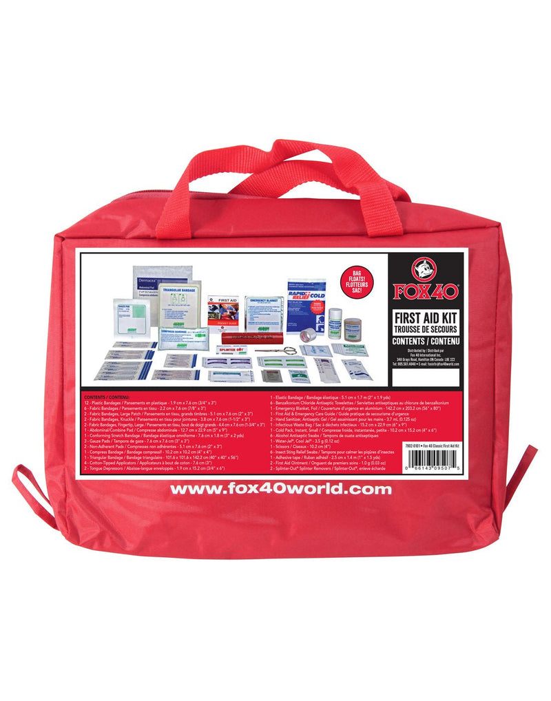 Fox 40® Classic First Aid Kit back view