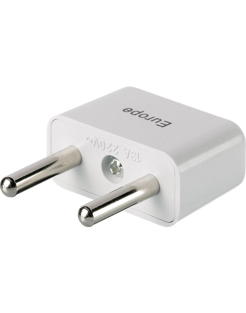Go Travel Europe adapter, back angled view