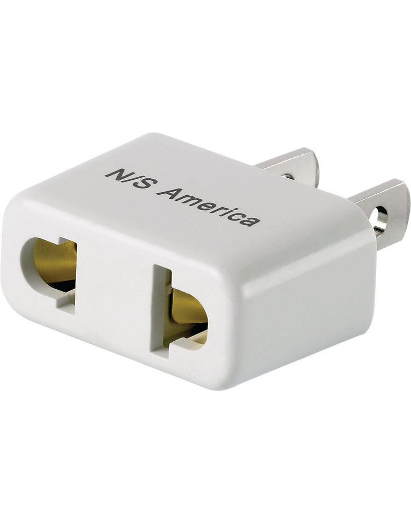 Go Travel North/South America adapter, front angled view